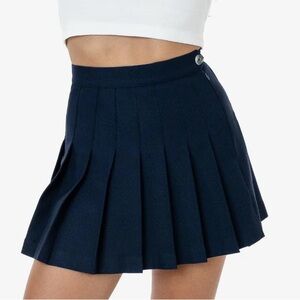 American Apparel pleated mini skirt